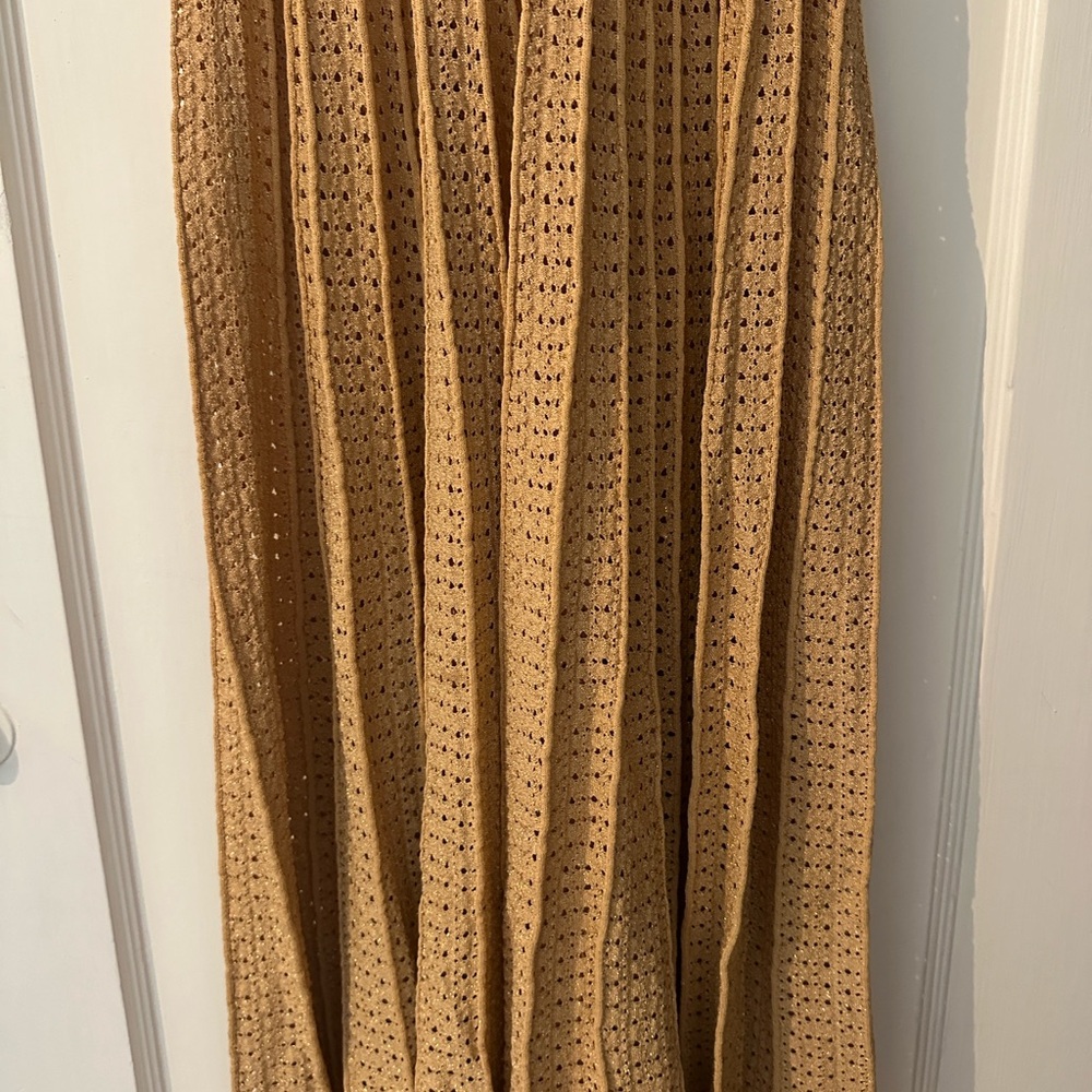 Sandro Paris Sleeveless Knit Maxi Dress in Beige-Tan - Picture 11 of 15